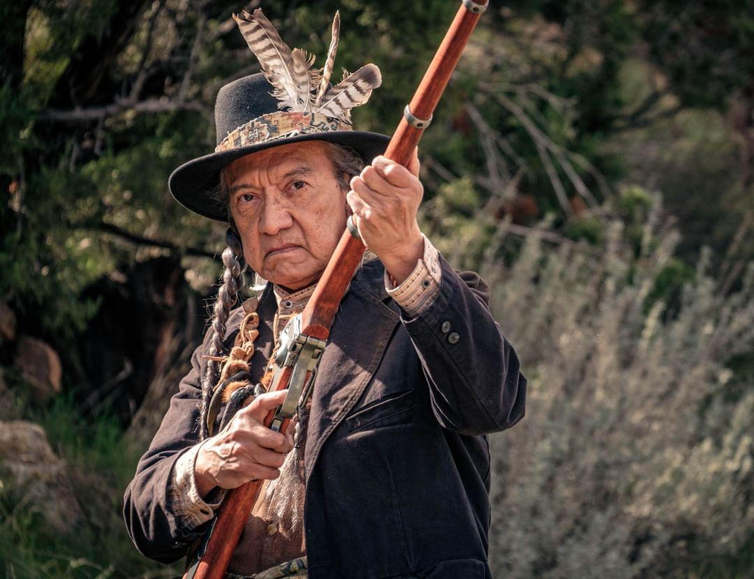 Larry Omaha with Gun